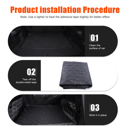 Dog Car Trunk Mat Hammock Pet Seat Cover For Toyota Land Cruiser Prado LC250 24+ 13