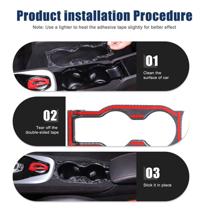 Forged Carbon Fiber Interior Center Console Cover Trim For Lotus EMIRA 2021-25 18