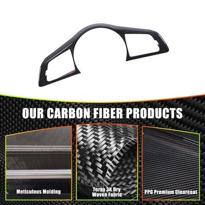 Real Carbon Fiber Steering Wheel Button Cover Trim For Nissan Z RZ34 400Z 2023+ 14