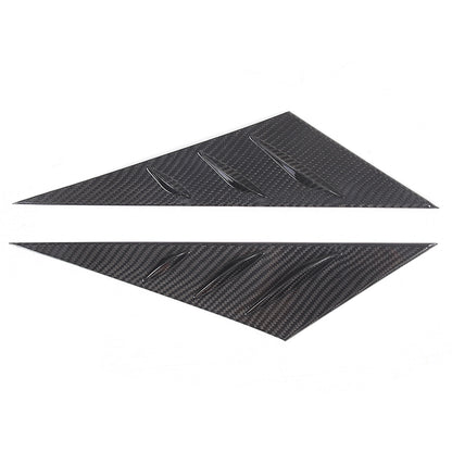 Real Carbon Fiber Window Triangle A-Pillar Cover Trim For Corvette C6 2005-13 7
