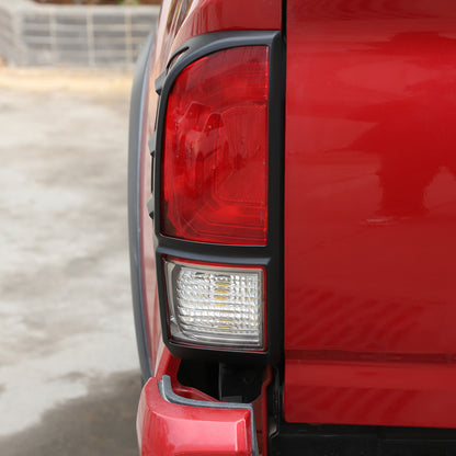 Matte Black Rear Taillight Trim Cover Bezel For Toyota Tacoma 2016-2023 4