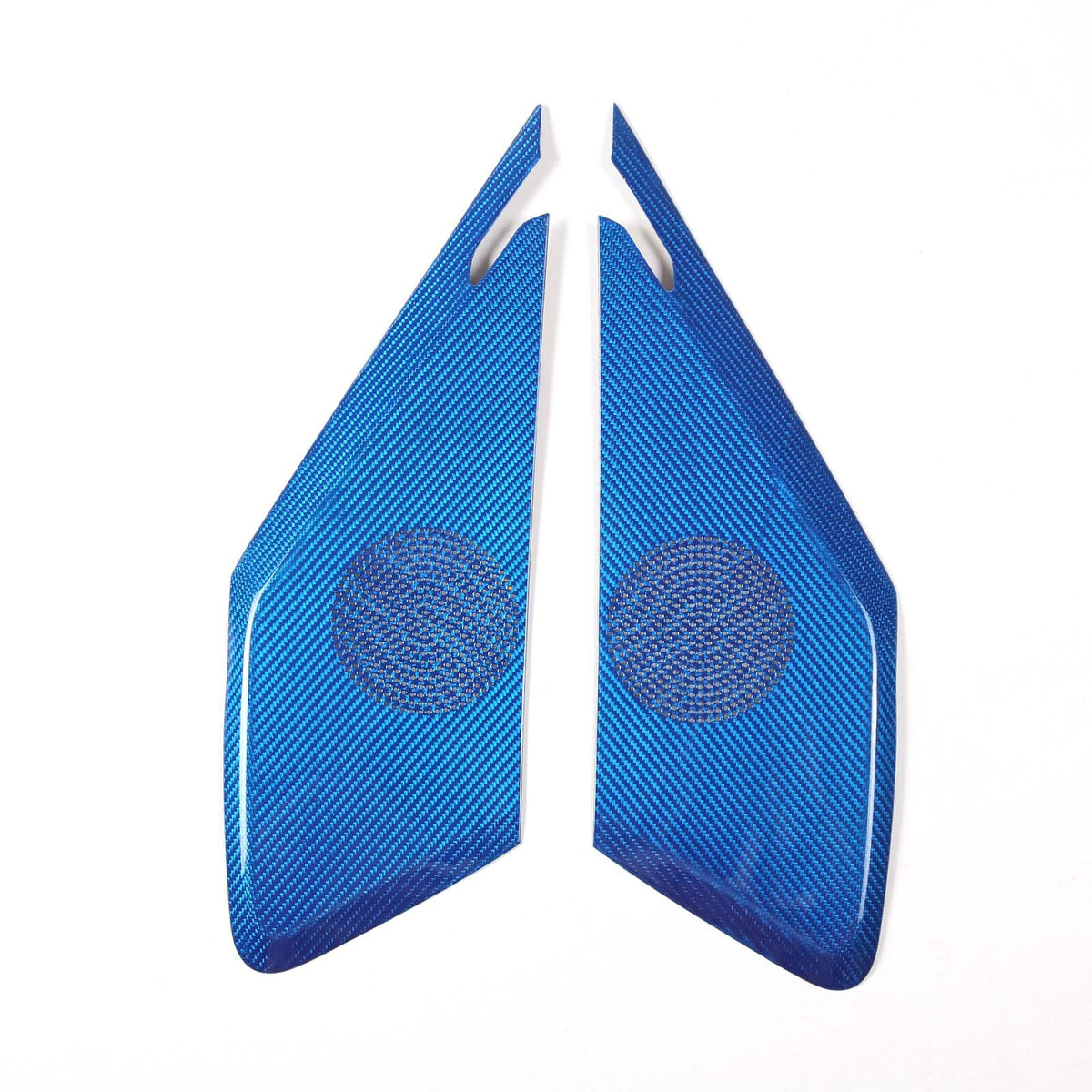 Blue Door Sound Speaker Cover REAL HARD Carbon Fiber For Corvette C8 1LT 20-2026 14