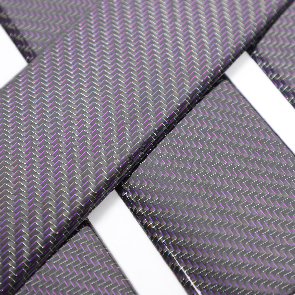 Purple Real Carbon Fiber Interior Door Panel Trim For Benz W463 G550 G63 2019+ 12