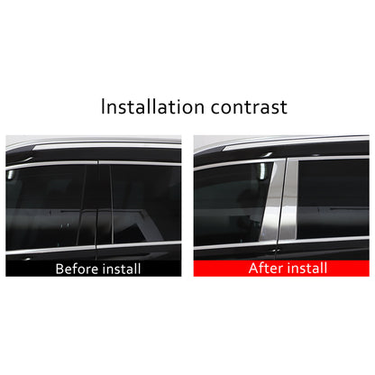 Aluminum Window Pillar Posts Cover For Mercedes Benz GLE GLS X167 2021-24 US 11