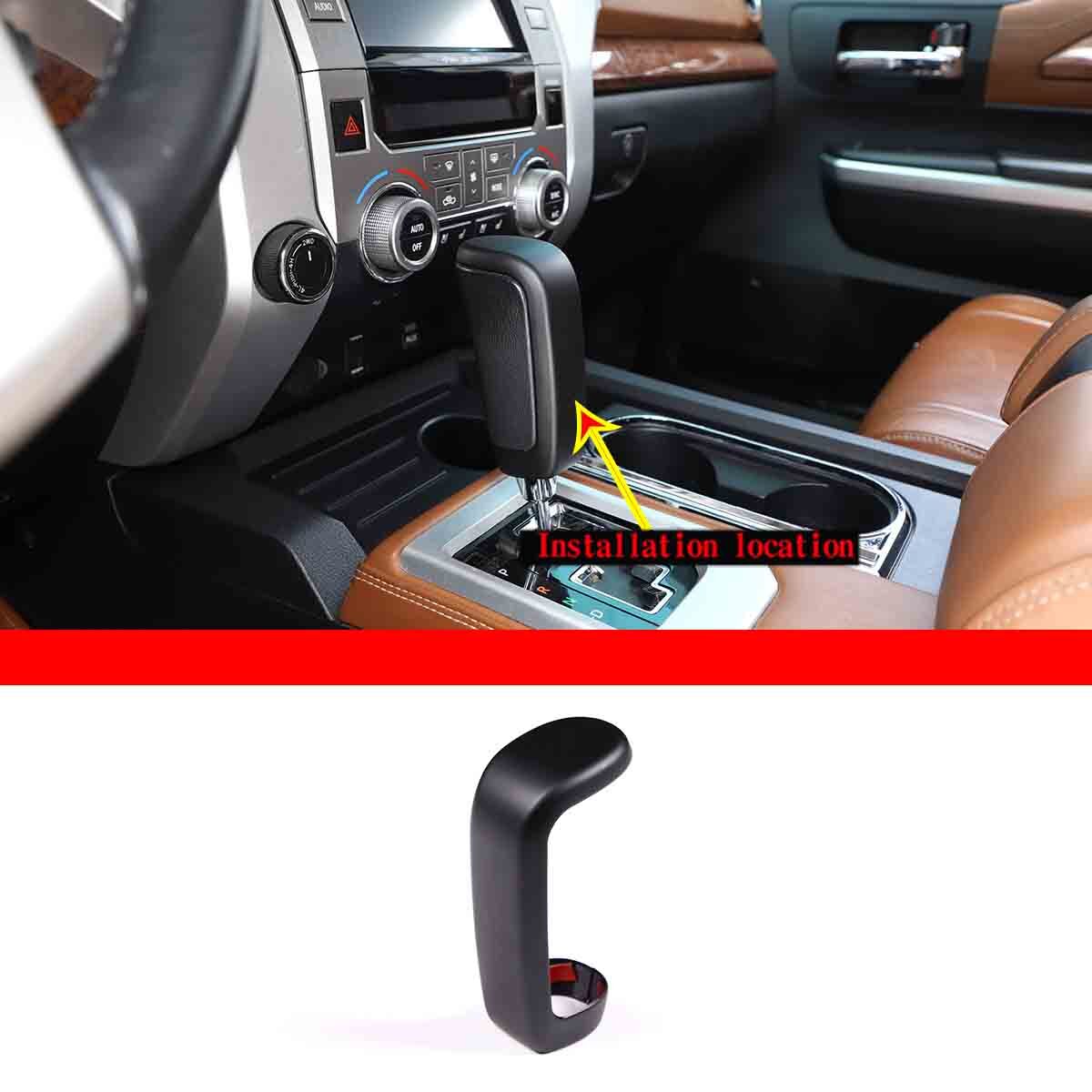 Matte Black Full Interior Center Console Trim Cover Set For Toyota Tundra 14-21 4