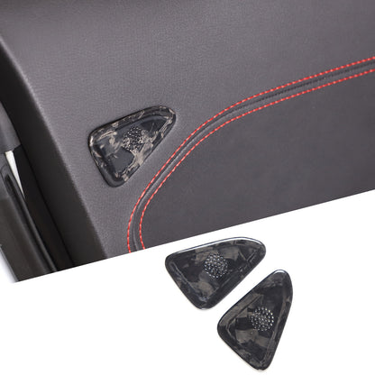 Forged Carbon Fiber Door A/C Vent Panel Trim Cover Fit For Corvette C8 20-26 19