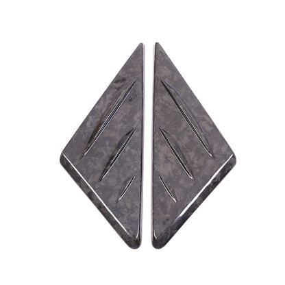 Forged A-Pillar Front Door Triangle Cover Trim For BMW 8 Series G14 15 16 19-22 11