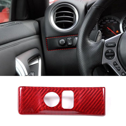 Red Real Carbon Fiber Interior Center Trim Cover Kit For Nissan GTR R35 2008-16 12