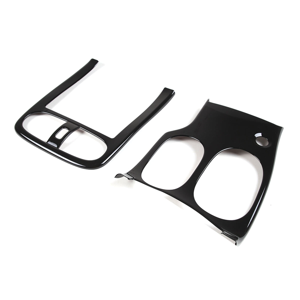 Glossy Black ABS Interior Full Center Console Trim Set For Corvette C6 05-13 US 12