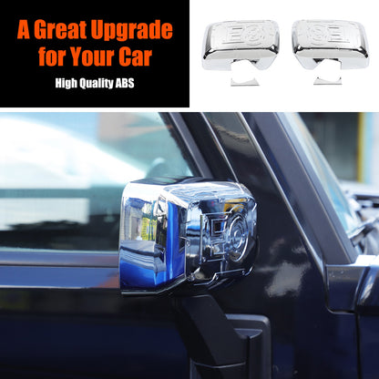 Mech Style Silver ABS Side Mirror Trim Cover For Hummer H3 2005-2009 US 15