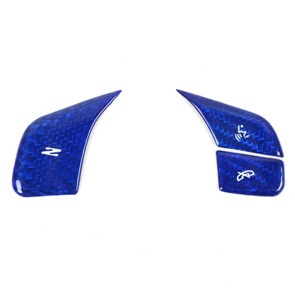 Blue Real Carbon Fiber Full Interior Set Decor Trim Kit for Corvette C8 20-25 - Variants 21-25 37