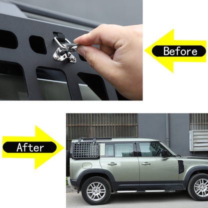 Right Side Molle Panel Trunk Shelf Storage Organizer for LR Defender 90 110 20+ 19