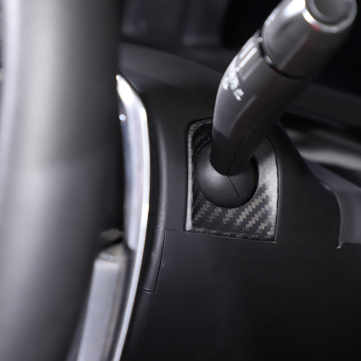 Matte Real Dry Carbon Fiber Interior Decor Trim Cover For Corvette C8 2020+ 93