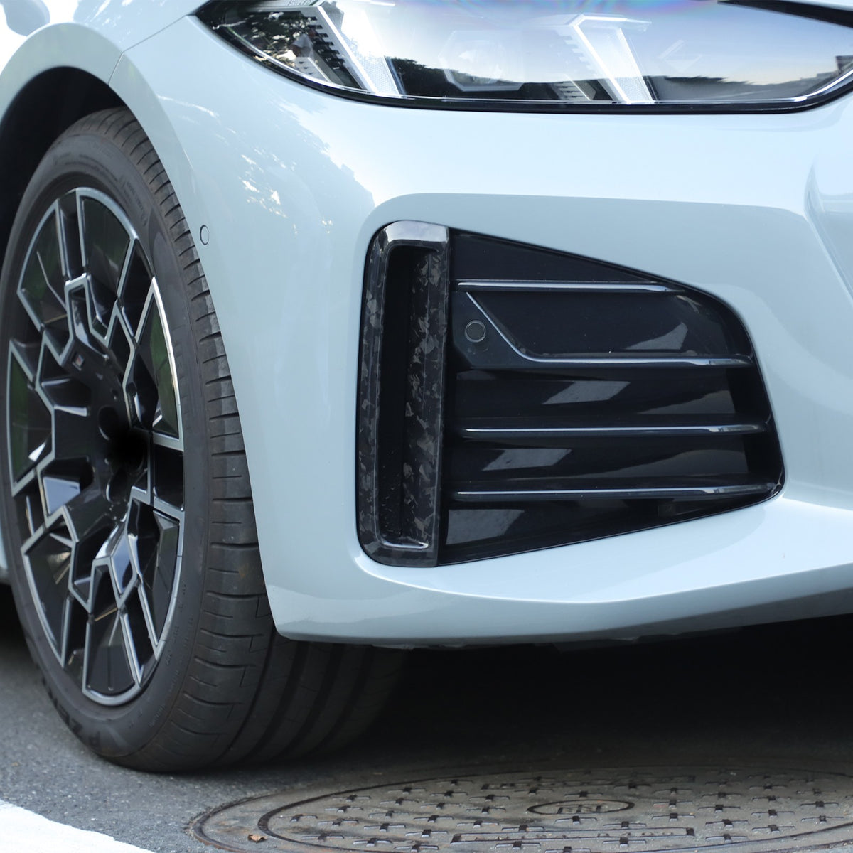 Forged Carbon Fiber Front Bumper Side Grill Trim For BMW 4 series 430i 440i 22+ 10