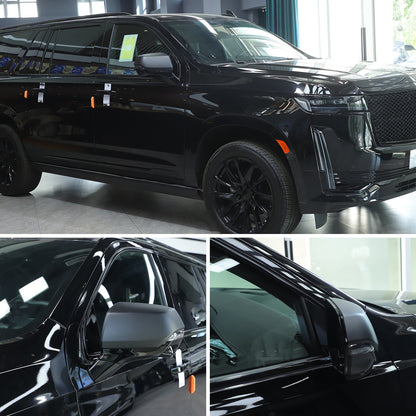Matte Black Side Rearview Mirror Cover Caps For Cadillac Escalade 2021-2023 US 18
