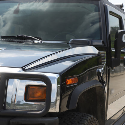 21PCS Front Engine Hood Air Outlet Vent Accent trim cover For Hummer H2 2003-09 8