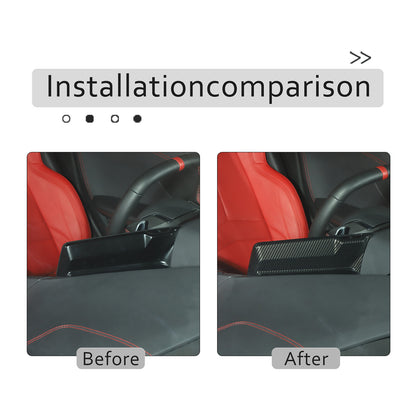 Carbon Fiber ABS Interior Full Decor Cover Trim Kit For Corvette C8 2020-2025 - Styles 31-35 33