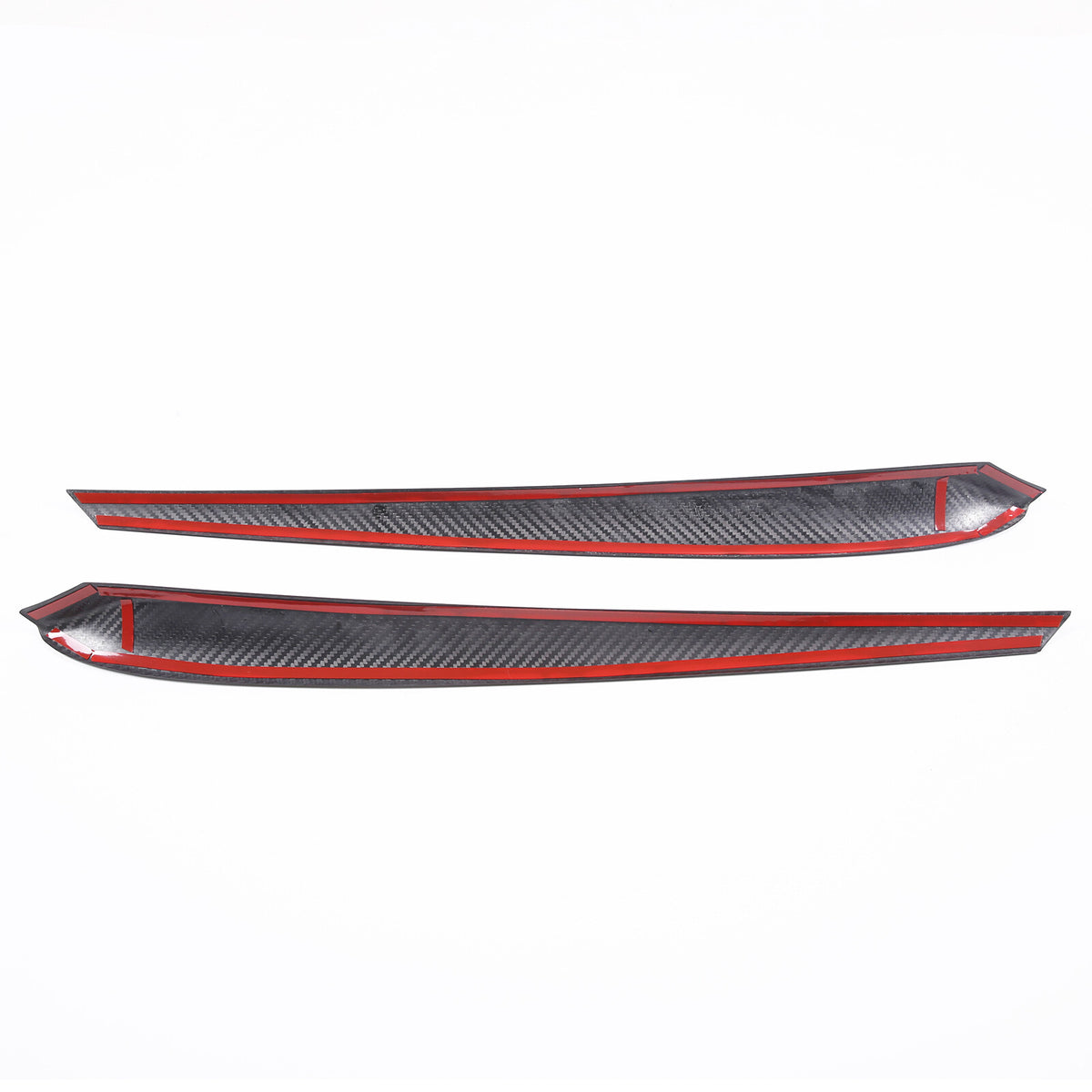 Real Carbon fiber inner door Armrest panel Trim Cover For Tesla Model 3 Y 21-22 14