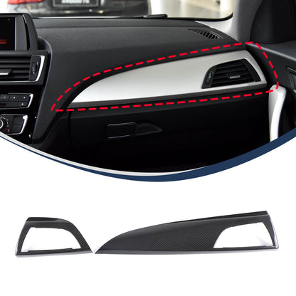 Real Carbon Fiber Center Dash Panel Trim For BMW 1 2 F20 F21 F22 F23 12-17 US 14