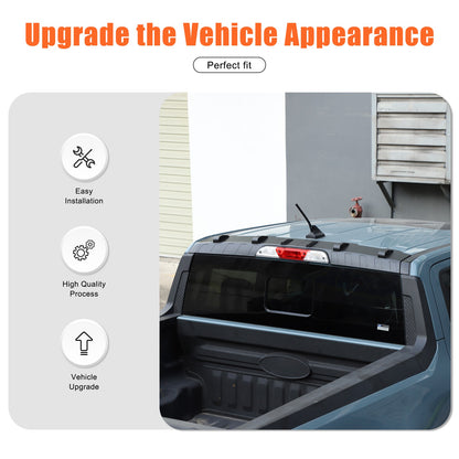 Matte Black ABS Roof Rear Spoiler Trim For Ford Maverick 2022+ US 13