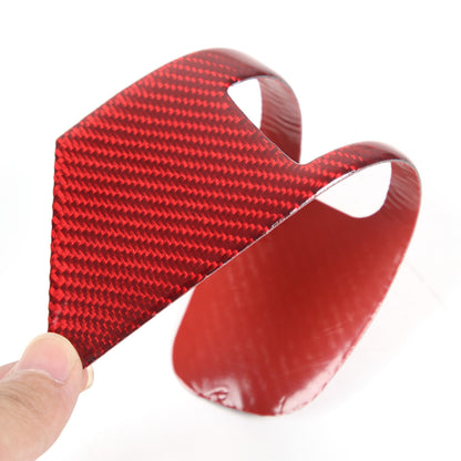 Red Soft Carbon Fiber Interior Decor Trim Kit Cover Set For Corvette C8 20-25 23