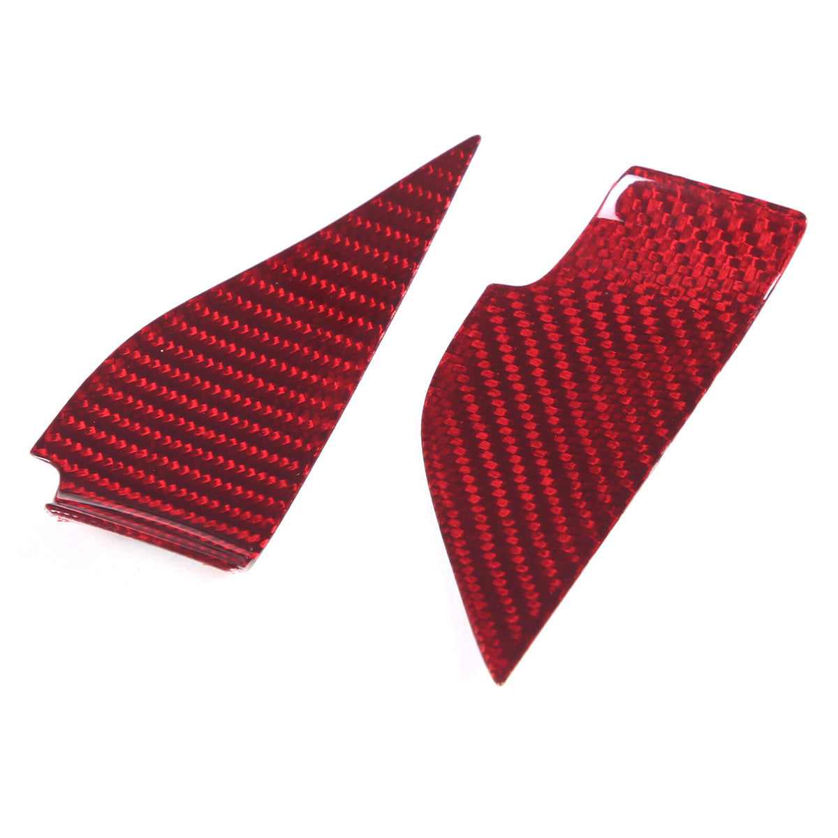 Red Real Carbon Fiber Interior Center Console Trim Set Kit For Subaru BRZ 22+ 11