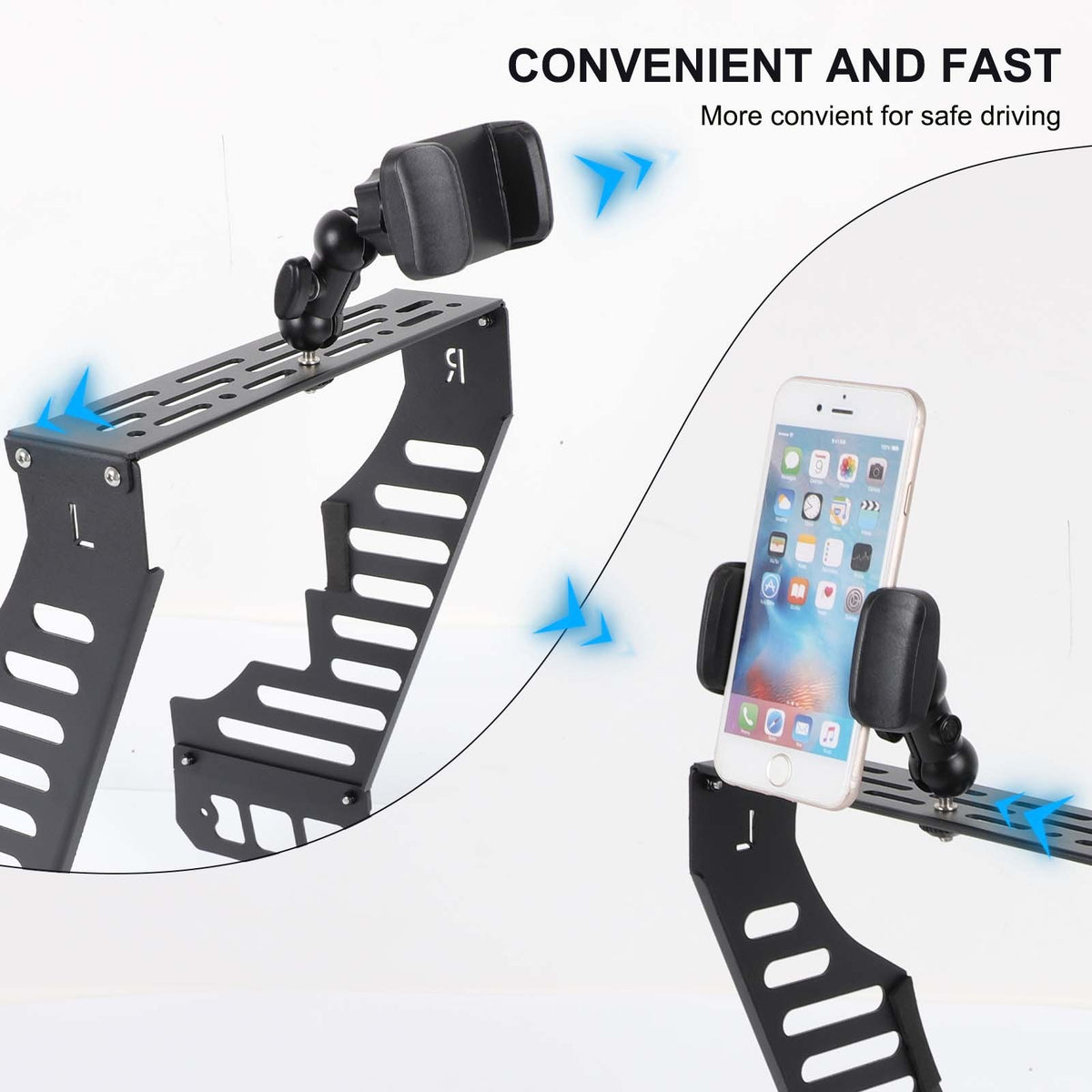 Center Molle Panel Digital Device Mount Clip For Nissan Frontier D40 2009-2017 11