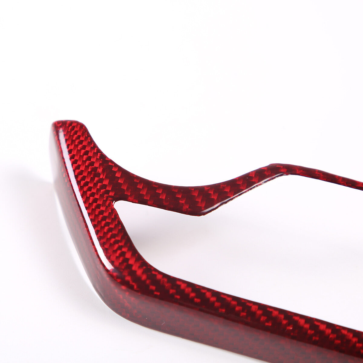 Red Real Carbon Fiber Interior Center Full Trim Set Kit For Corvette C7 2014-19 - Variants 6-10 7