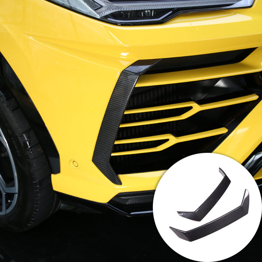 Real Carbon Fiber Front Bumper Cover Trim Fit for LAMBORGHINI URUS 2018-2023 1