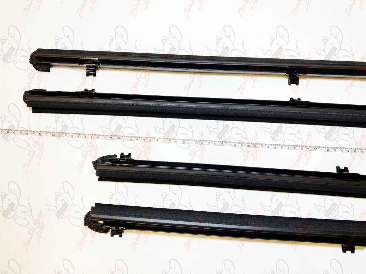 Toyota Genuine 4Runner GX460 Front Rear Inner Door Glass Weatherstrip Set OEM 12