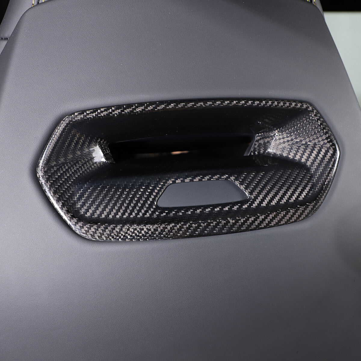 Carbon fiber Seat Headrest Back Hook Cover Trim For Lamborghini URUS 2018-23 US 3