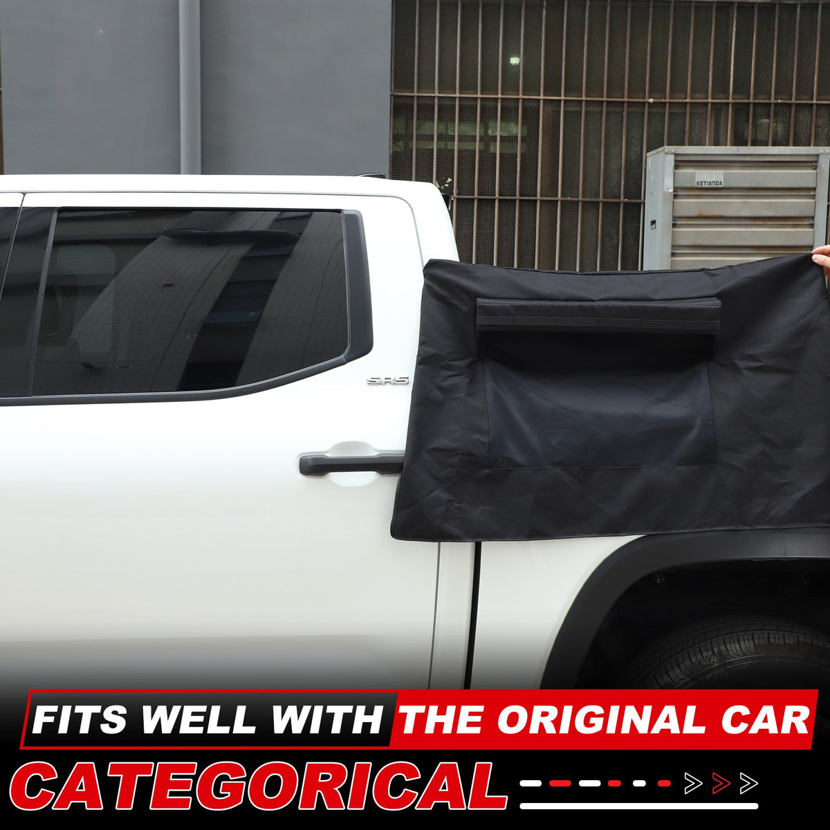 Rear Window Sun Shade Sun Visor Protector Sunshade For Toyota Tundra 2022+ 9