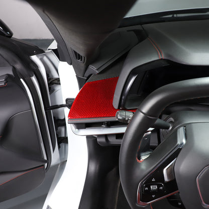 Red Real Carbon Fiber Full Interior Set Decor Trim Kit for Corvette C8 20-25 - Styles 26-30 55