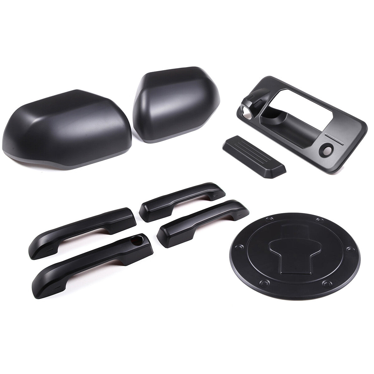 Matte Black Mirror Covers +Door Handle +Tailgate Cover For Toyota Tundra 2007-21 3