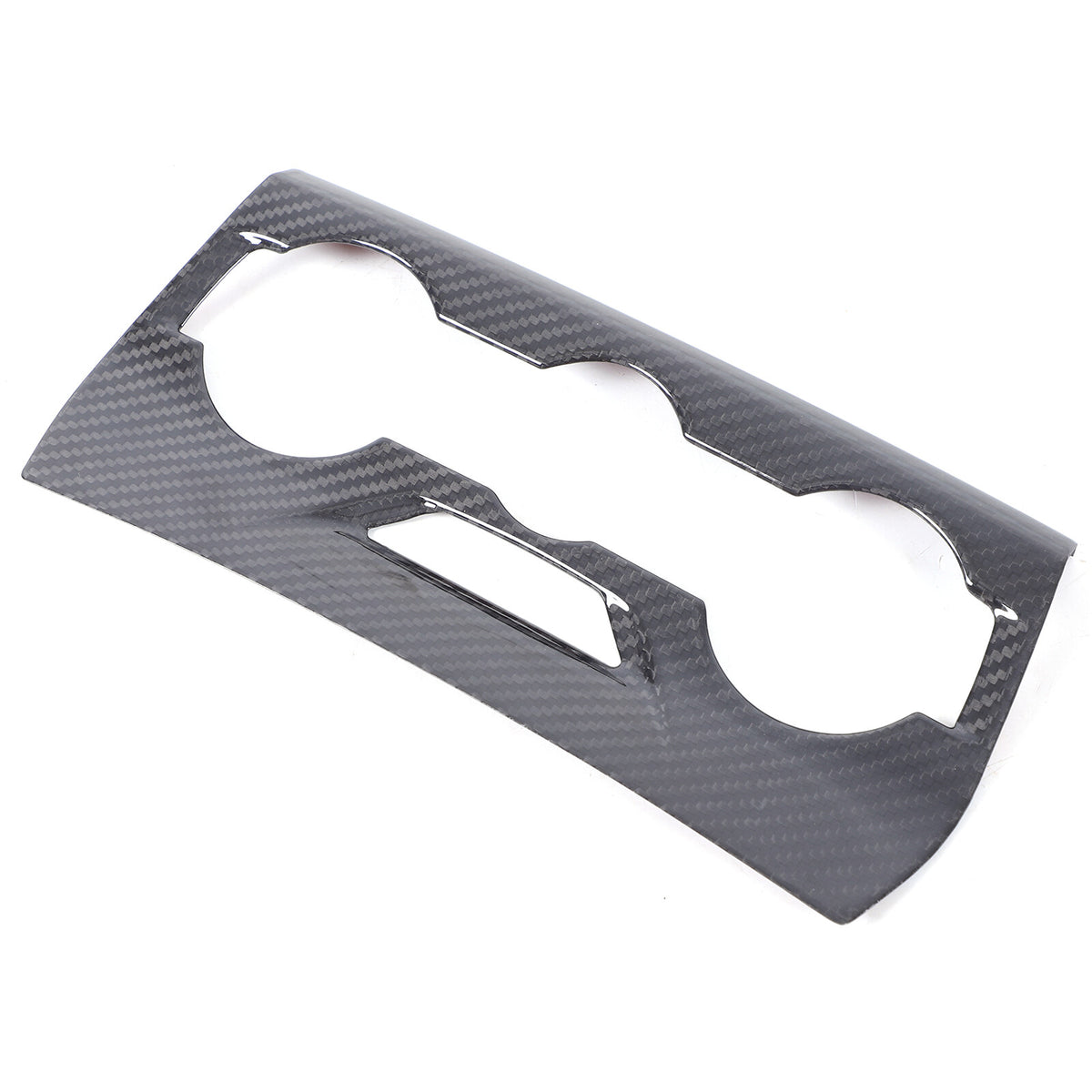 Real Carbon Fiber Air Condition Panel Trim Cover for Subaru Forester 19-24 2