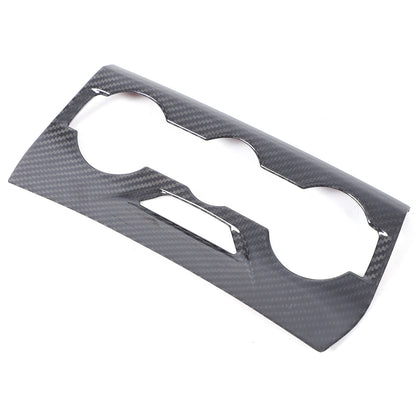 Real Carbon Fiber Air Condition Panel Trim Cover for Subaru Forester 19-24 2