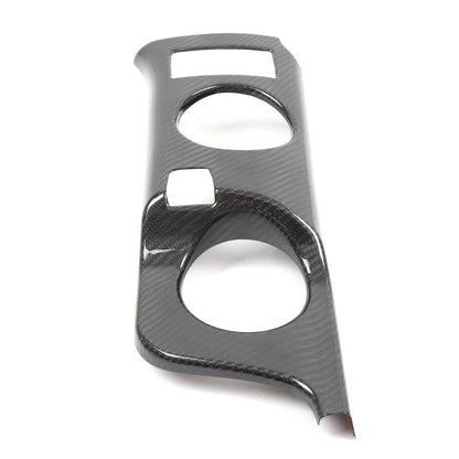 Real Carbon Fiber Center Console Cup Holder Panel Trim for Nissan 400Z 7