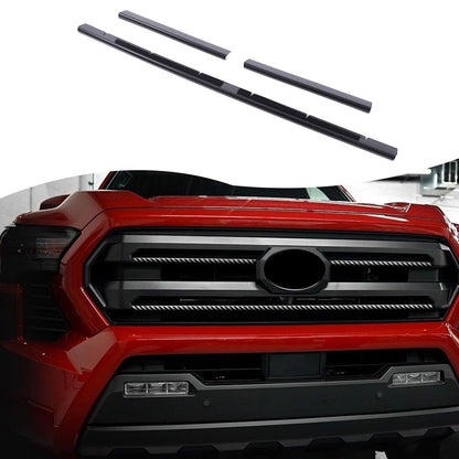 Carbon Fiber ABS Front Grille Grill Cover Molding Trim For Toyota Tacoma 2024 US 10