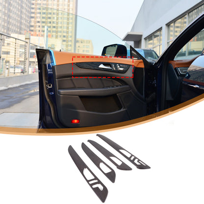 Grain Interior Car Door Panel Cover Trim For Benz GLE GLS ML GL 2013-2019 2