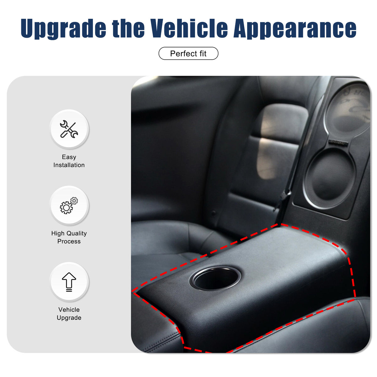 Real Carbon Fiber Rear Seat Armrest Panel Trim For Nissan GT-R R35 08-16 US 13