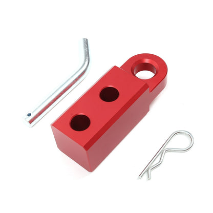 Red Aluminum Alloy Trailer Mount Receiver Hitch Tow Hook For Toyota Tundra 2022+ 7