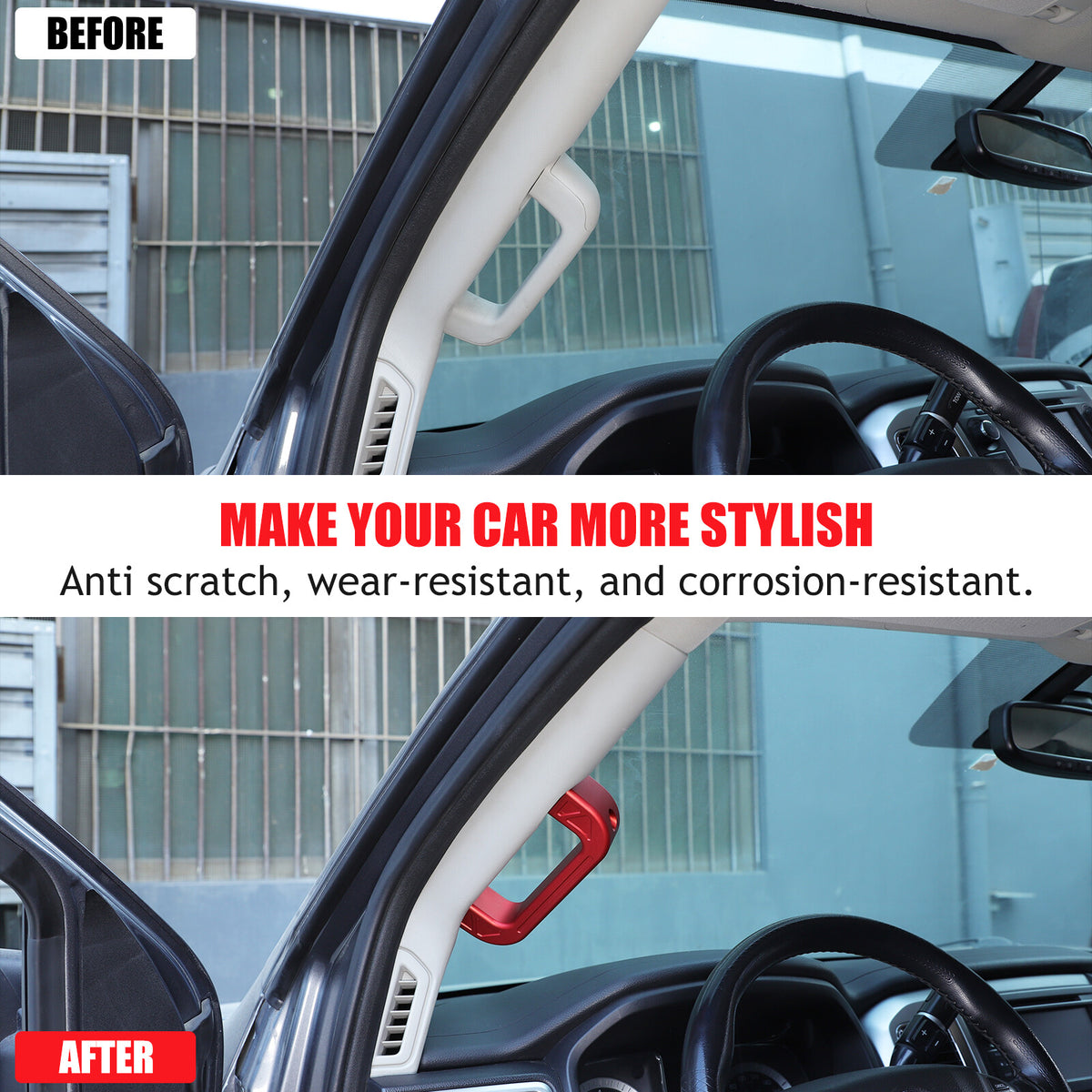 Off Road Replace A-Pillar Grab Handle Stand For Nissan Titan H61 2016-2023 12