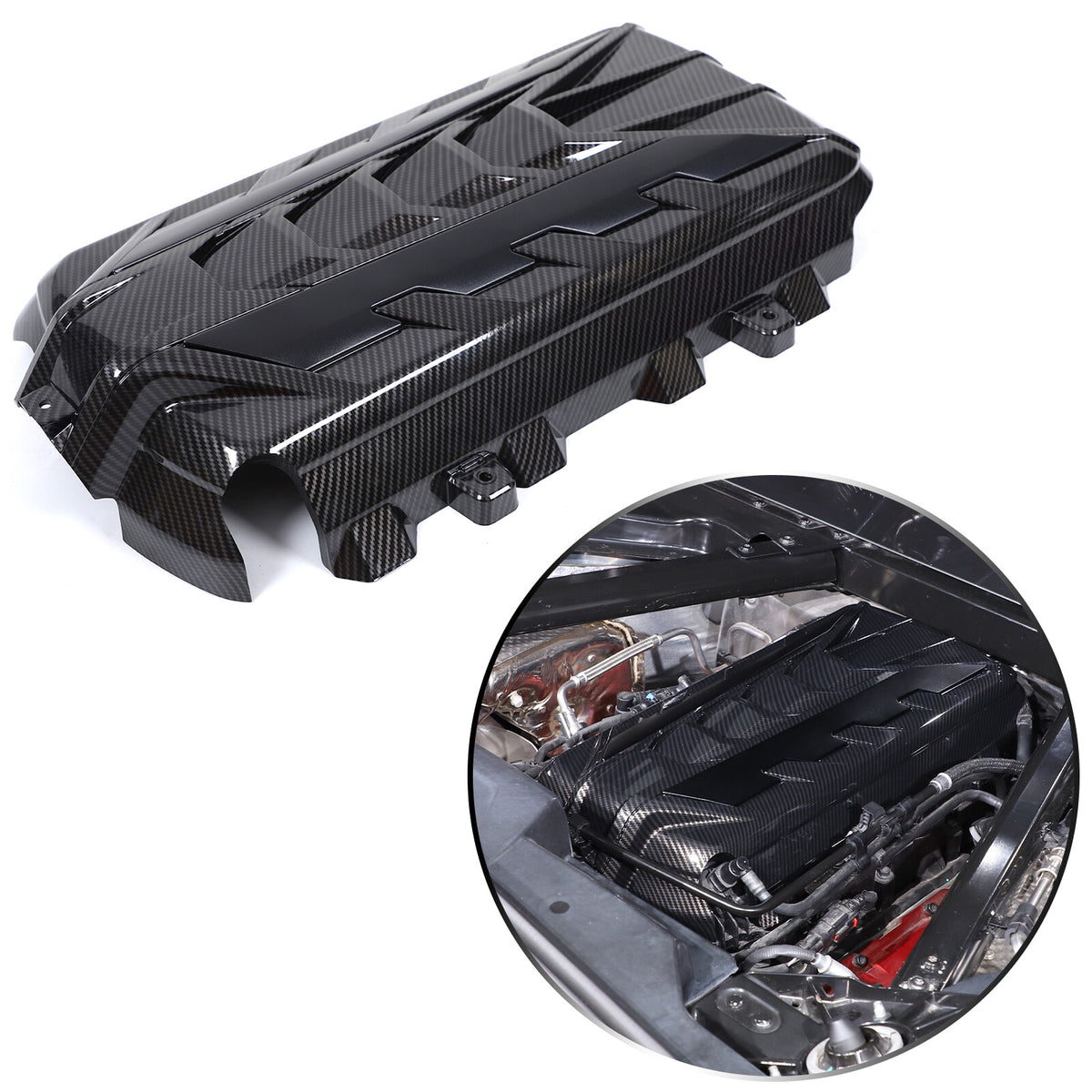 Replace Engine Hood Panel Trim Cover Cap For Corvette C8 Coupe 2020-26 - Variants 6-10 23