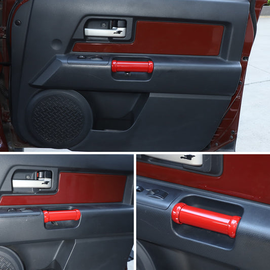 Sport Red Interior Door Panel Handle Trim Cover For Toyota FJ Cruiser 07-21 US 1