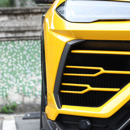 Matte Real Carbon Fiber Front Bumper Cover Trim for LAMBORGHINI URUS 2018-2023 6