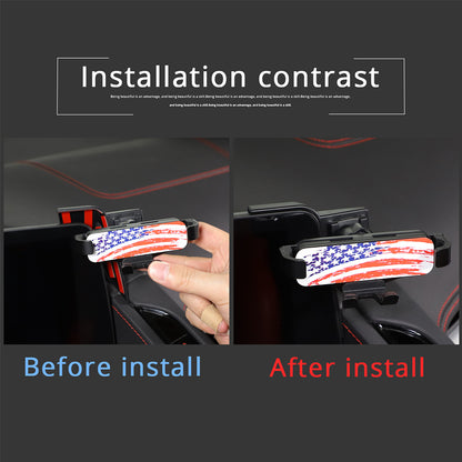 Center Console Interior Dashboard Phone Holder Mount Bracket For Corvette C8 20+ 54