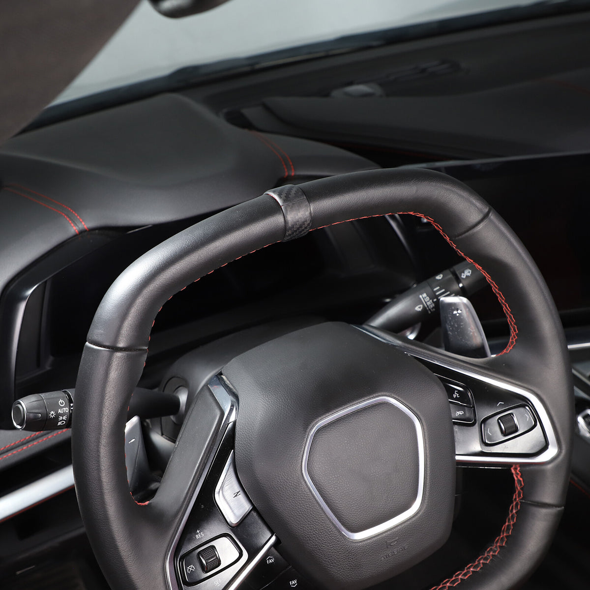 Matte Real Carbon Fiber Interior Exterior Trim Cover For Corvette C8 2020-25 47