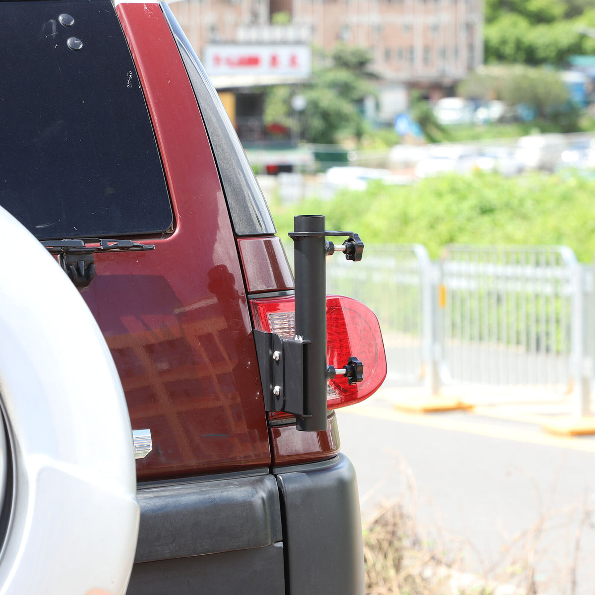 Right Tailgate flagpole Antenna Bracket Holder Mount For Toyota FJ Cruiser 07-21 13