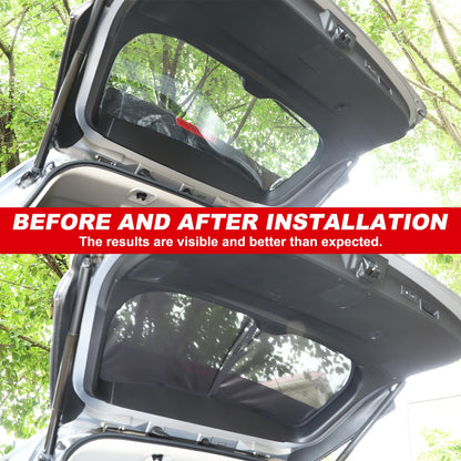 Rear Tailgate Window Mesh Screen Sun Shade Cover For Subaru Forester SK 2019‑24 14