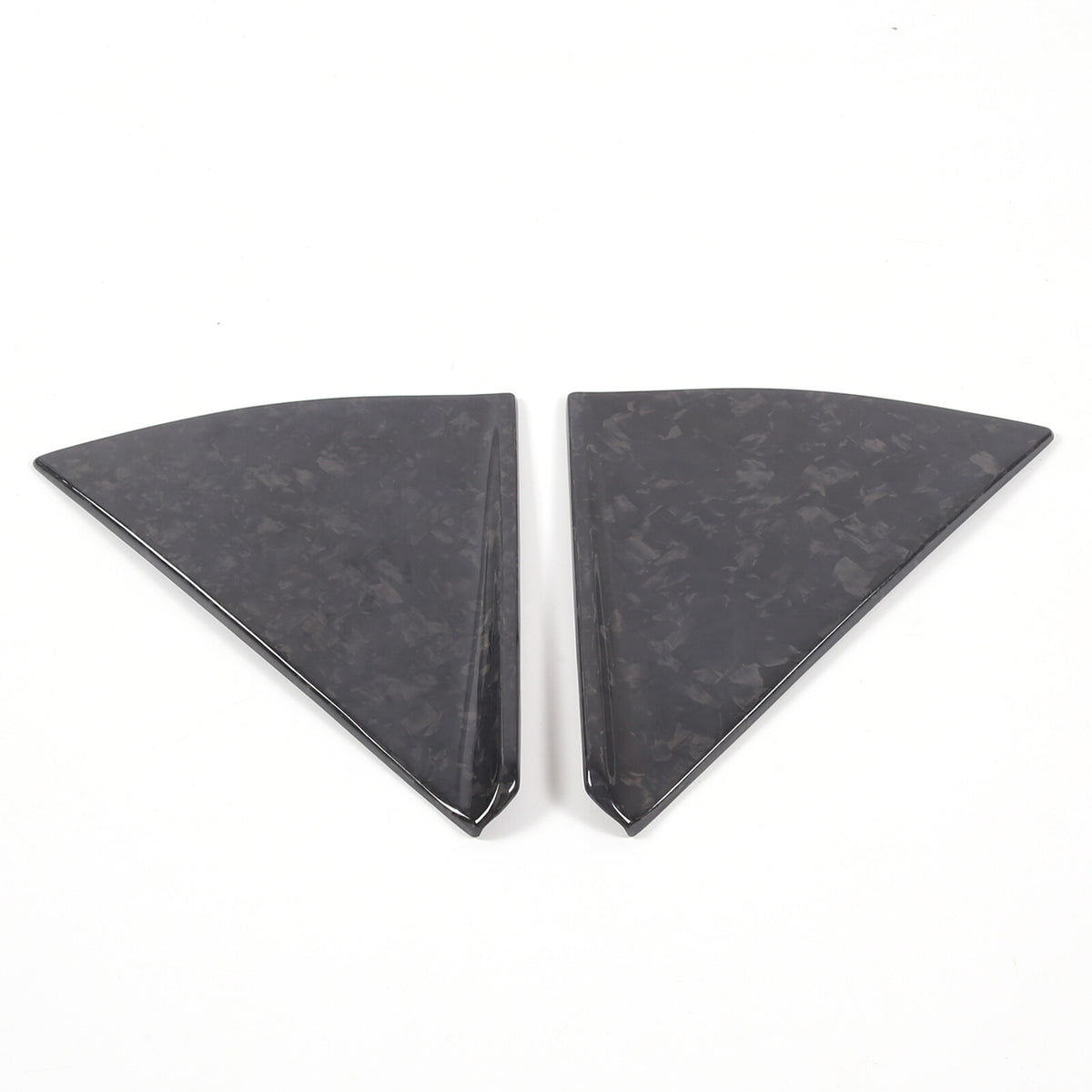 Forged Carbon fiber Rear Triangle Glass Cover For Corvette C8 Convertible 20-26 3
